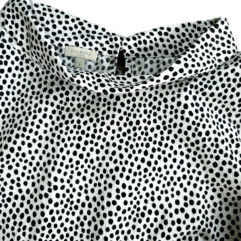 Talbots Funnel Neck Top - Picture 4 of 9